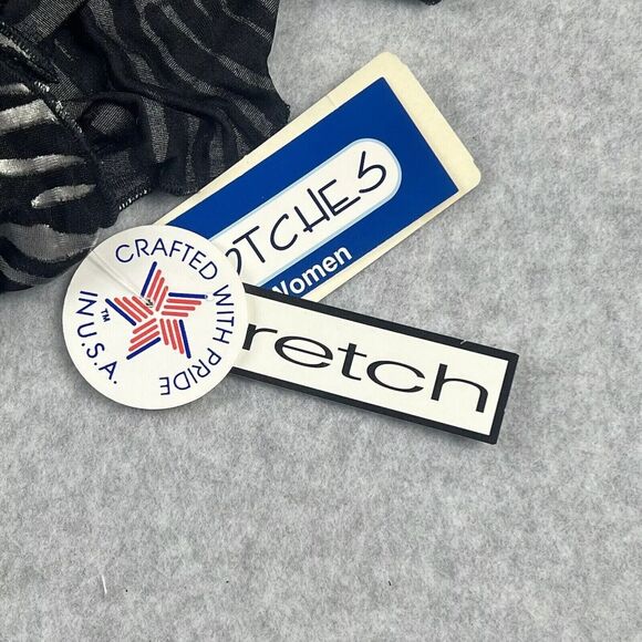 Vintage Notches Top Womens 2X Grey Velvet Zebra Bell Sleeve Whimsigoth Office - Picture 16 of 16